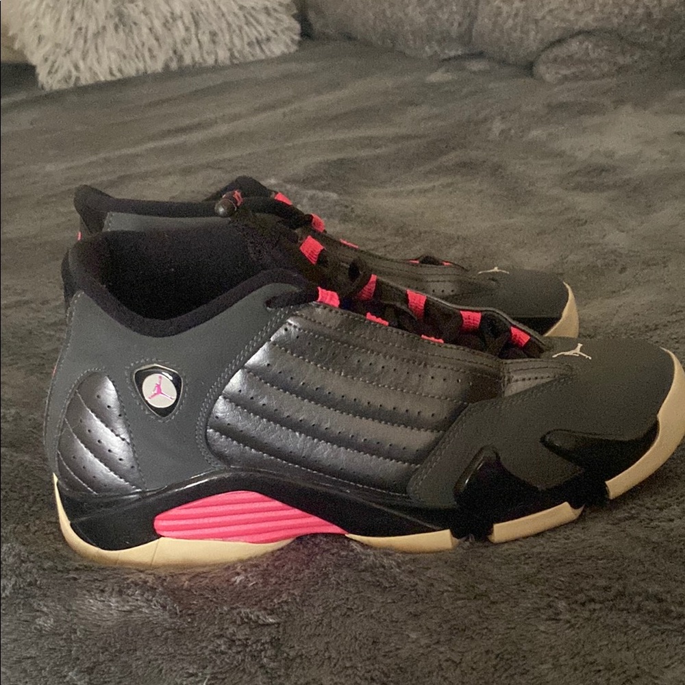 Gray and Pink Jordan’s